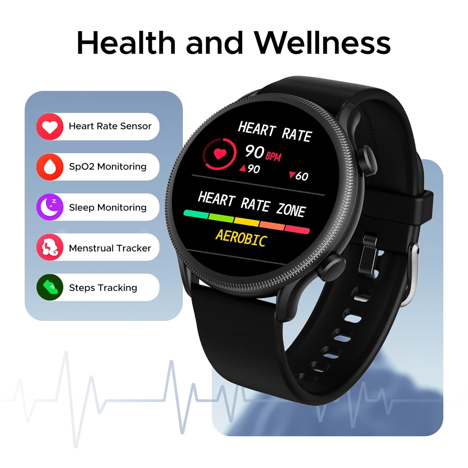 Boat Flash Plus Smart Watch W/
