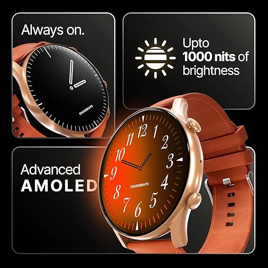 Crossbeats Apex Regal 1.4 Amoled Smartwatch