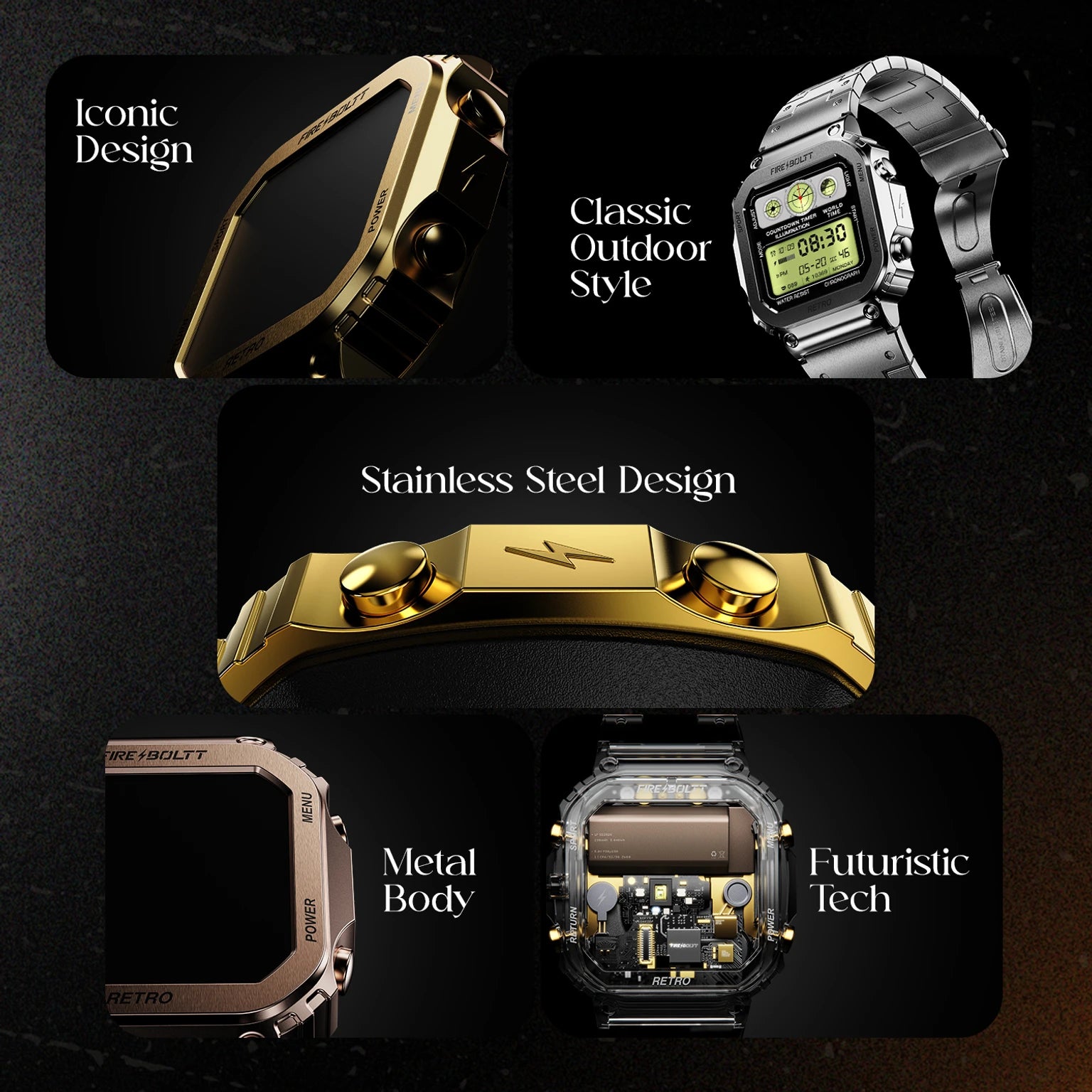 Fire-boltt Retro Smartwatch