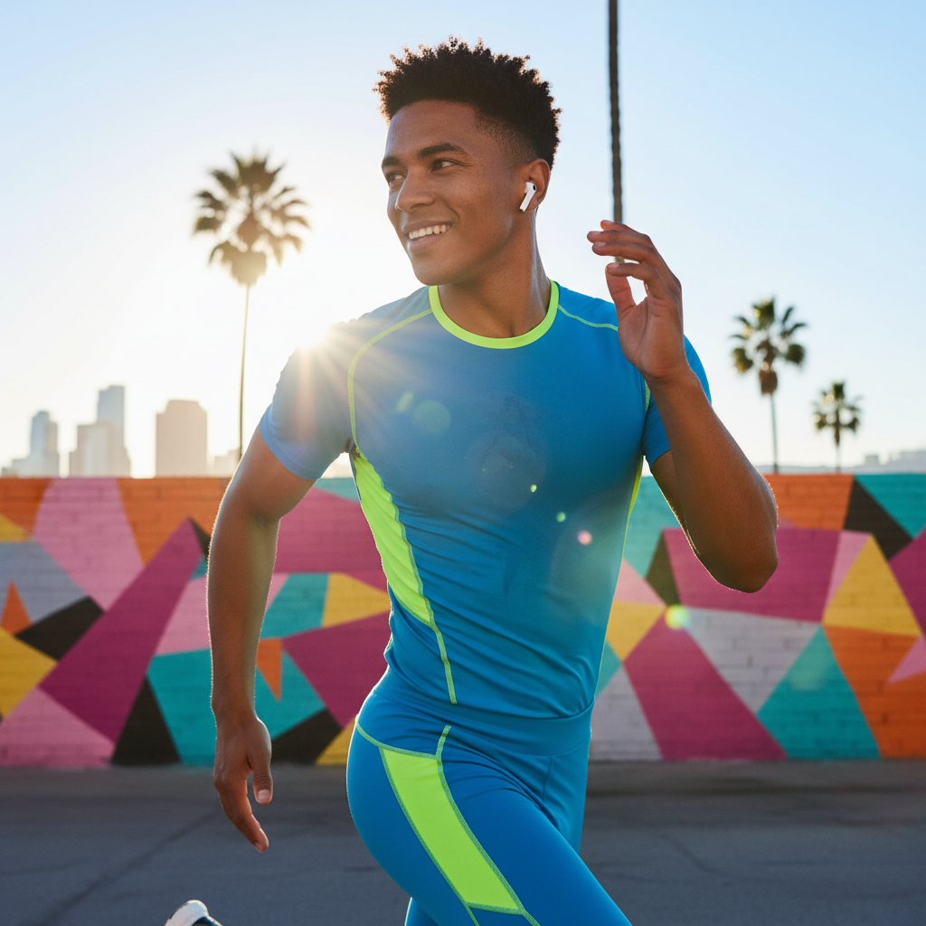 Gen 2 Airpods - Lifestyle Workout Photo