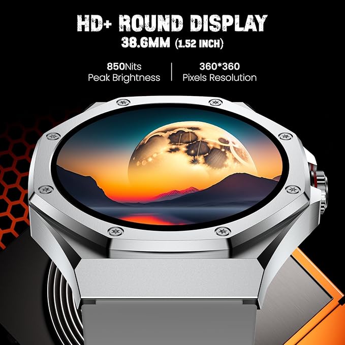 Cellecor E4 Edge 1.52” Hd+ Round Metal