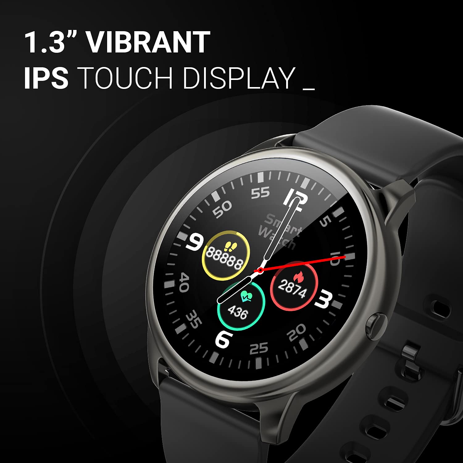 Crossbeats Orbit Bluetooth Calling Smart Watch Voice