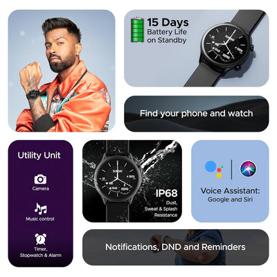 Boat Flash Plus Smart Watch W/
