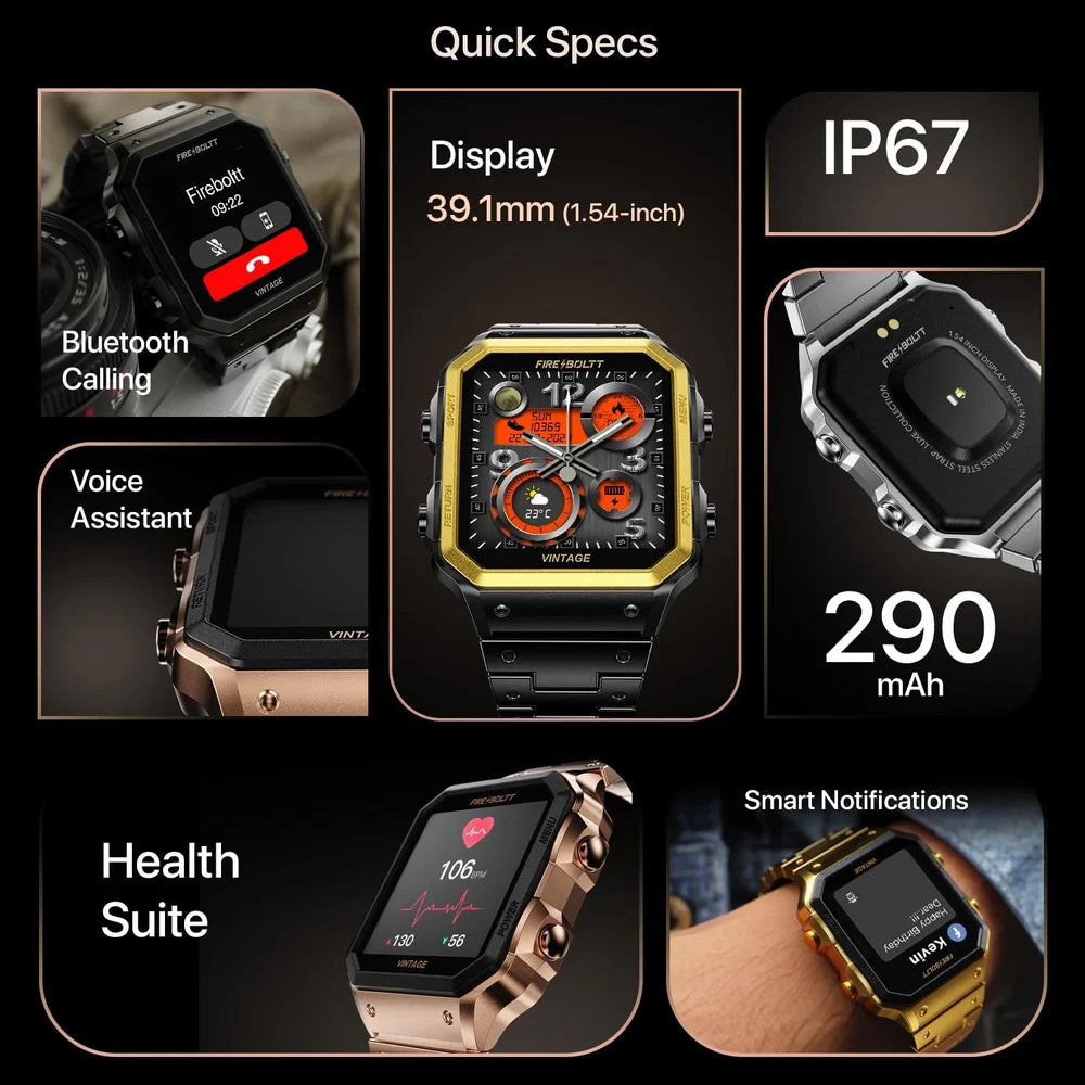 Fire-boltt Vintage Smartwatch