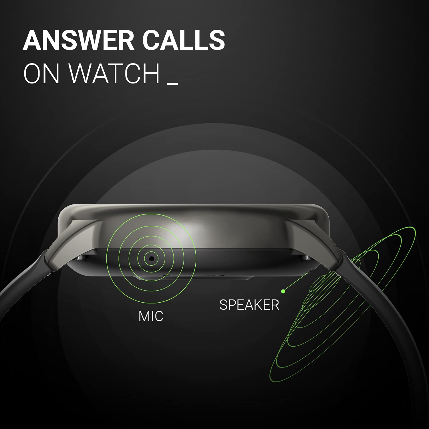 Crossbeats Orbit Bluetooth Calling Smart Watch Voice