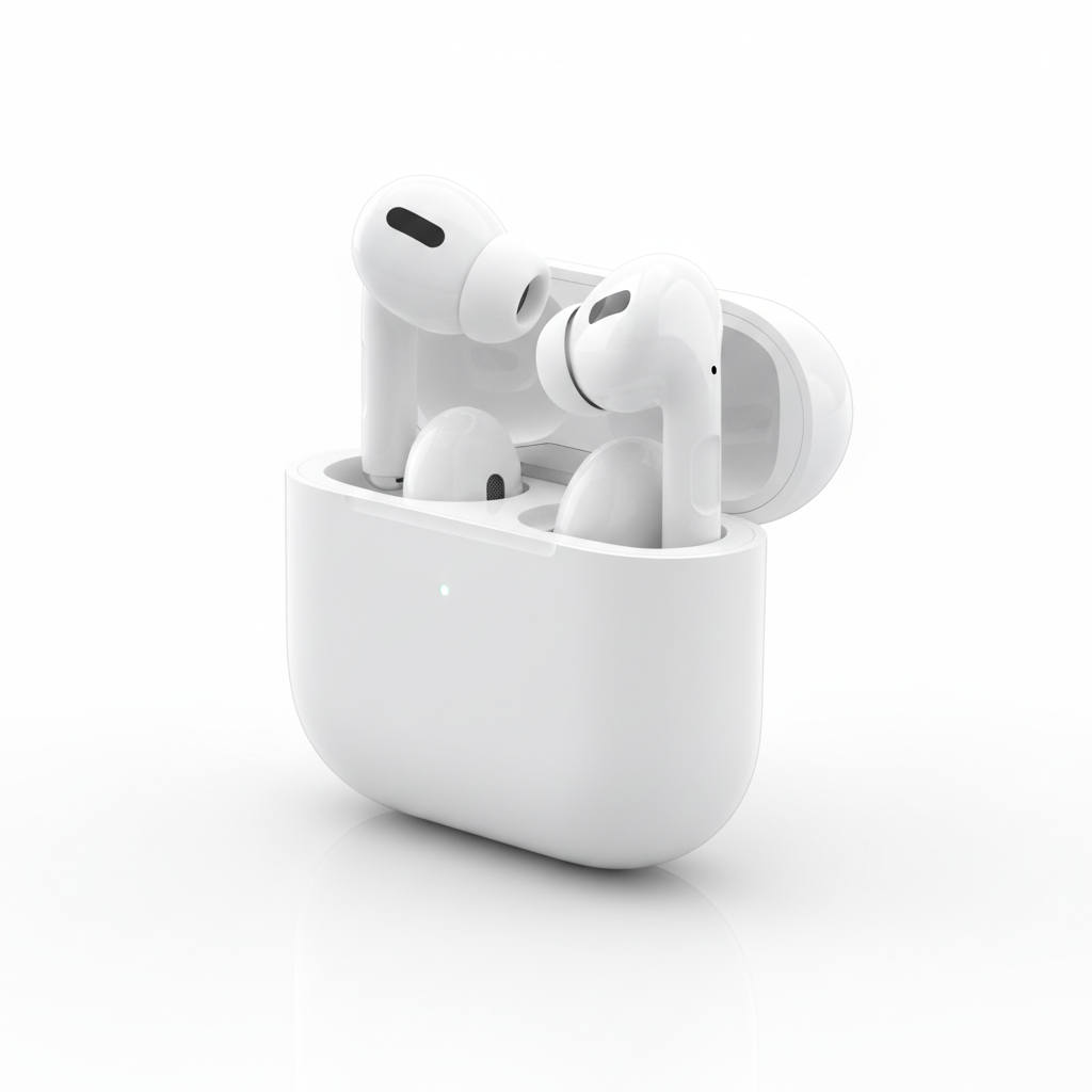 Gen 2 Airpods - White Wireless Earbuds with Charging Case