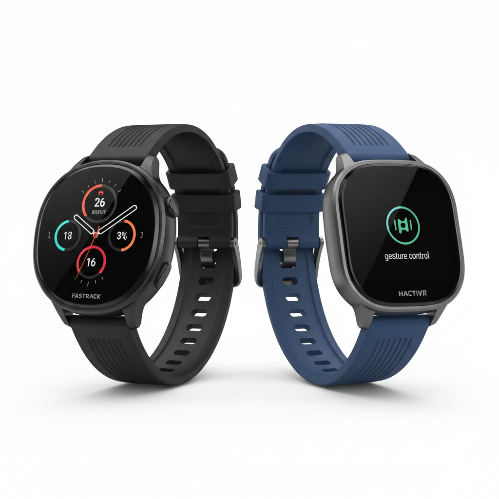 Fastrack Revoltt FS1 Pro and Hammer Active 2.0 Plus Sports Smartwatch Combo