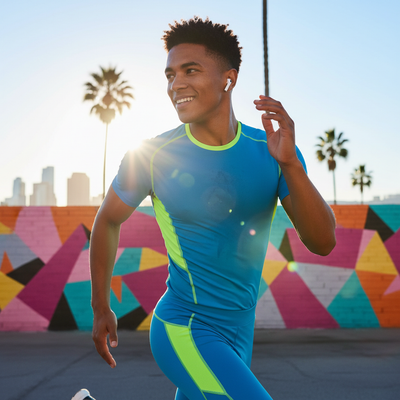 Gen 2 Airpods - Lifestyle Workout Photo
